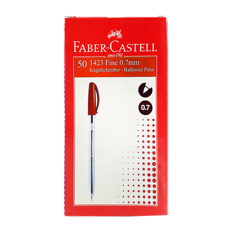 Faber-Castell Ball Pen 1423 Red